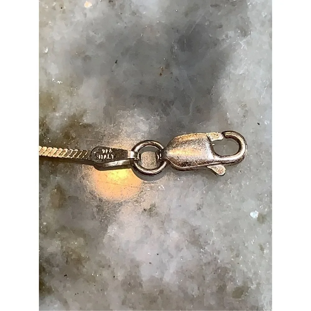 .925 Diamond Cut Sterling Silver Bracelet #Italy